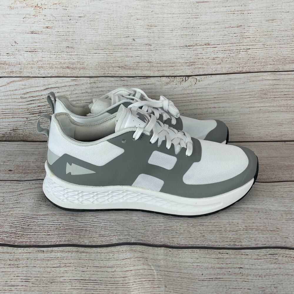 Go Ruck Rough Runner Mens Sz 8 Running Shoes White Speed Grey Raven - Picture 5 of 11